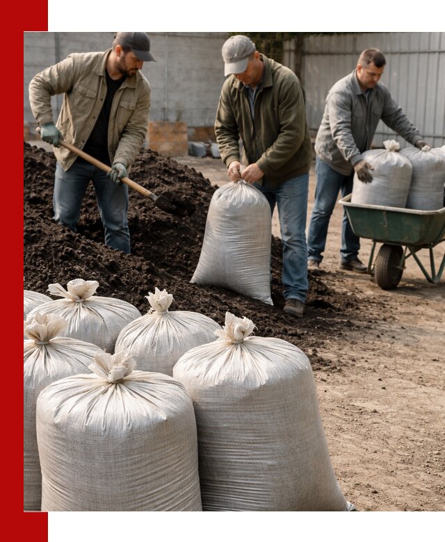 Купить чернозем в мешках с доставкой в Мысках