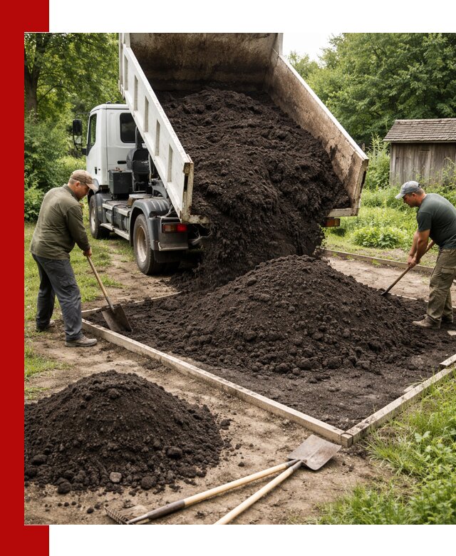 Купить чистый чернозем для огорода с доставкой в Мысках