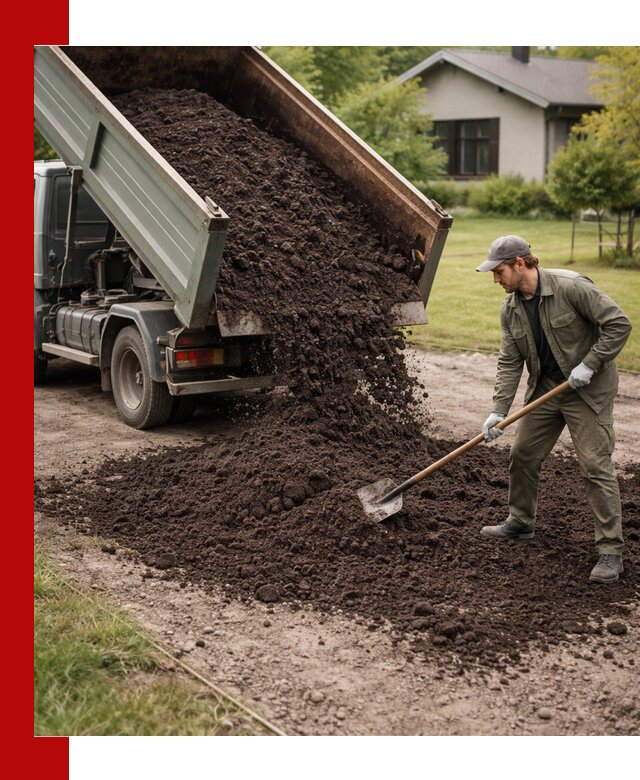 Чернозем для газона с доставкой в Мысках быстро и качественно