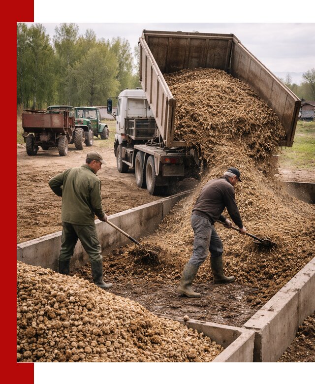 Куриный помет с доставкой в Мысках оптом и в розницу