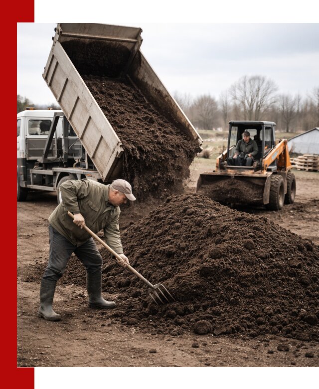 Доставка и продажа перегноя в Мысках быстро и дешево