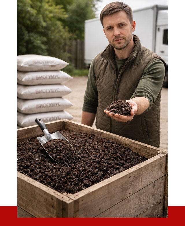 Купить биогумус в Мысках с доставкой от 8622 р. за куб | ПРОНЕРУДМси