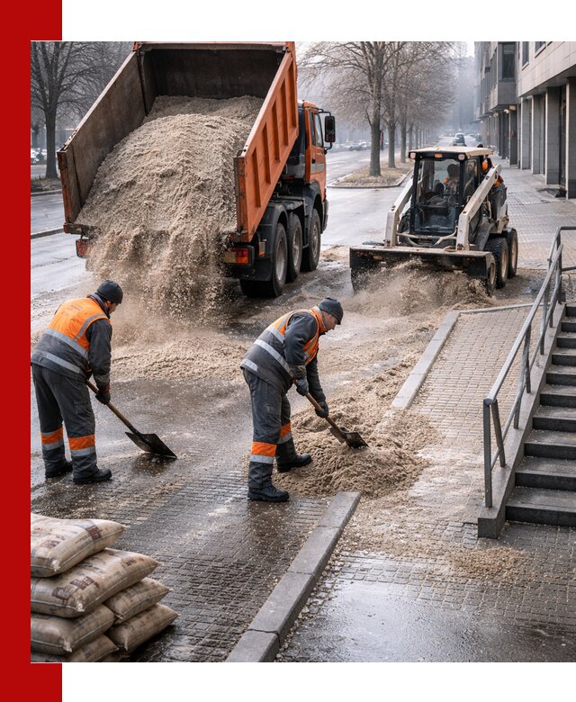 Поставка противогололедных материалов в Мысках
