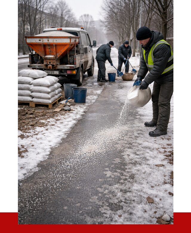 Реагент против гололеда в Мысках с доставкой от 4564 р. | ПРОНЕРУДМси
