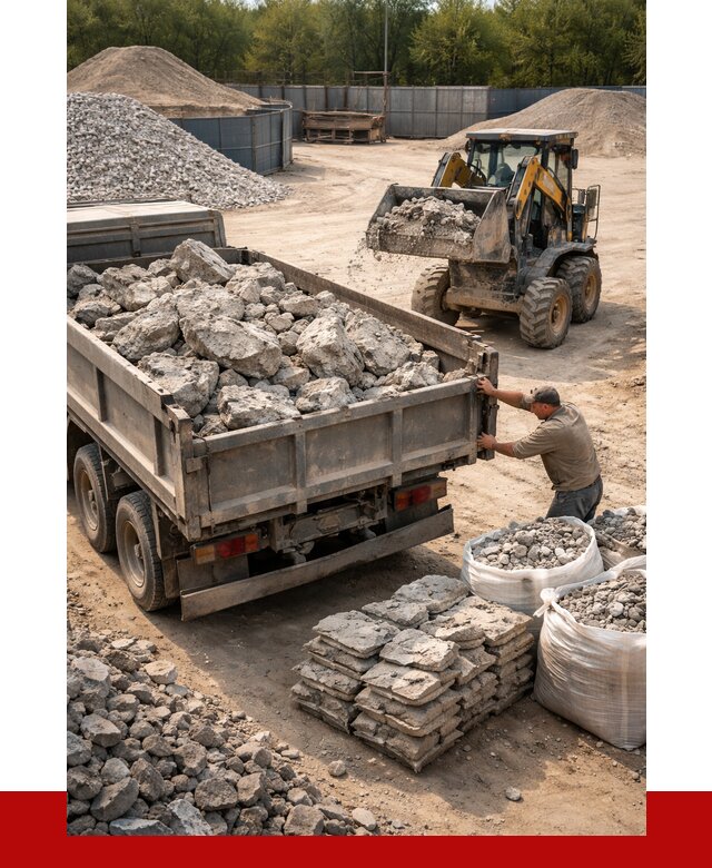 Купить бой бетона с доставкой в Мысках от 4869 р. | ПРОНЕРУДМси