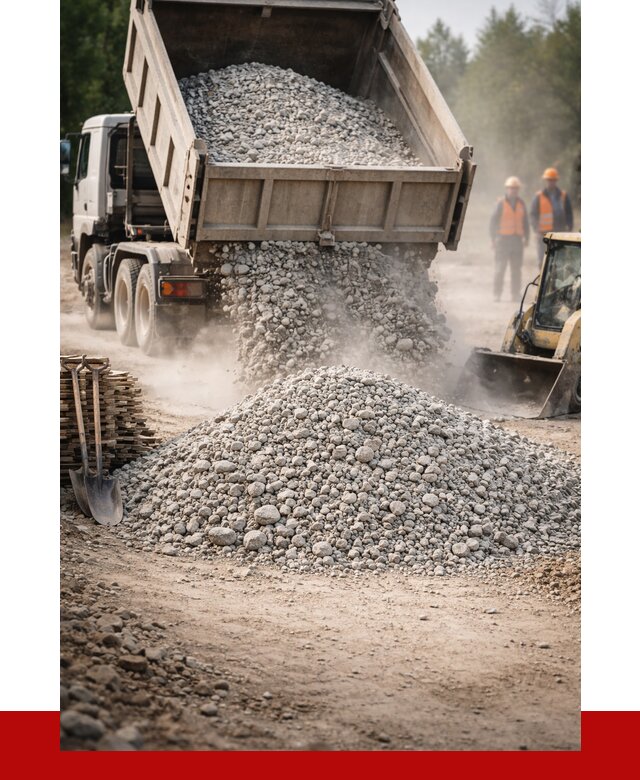 Купить дробленый бетон в Мысках от 1724 р./куб | ПРОНЕРУДМси