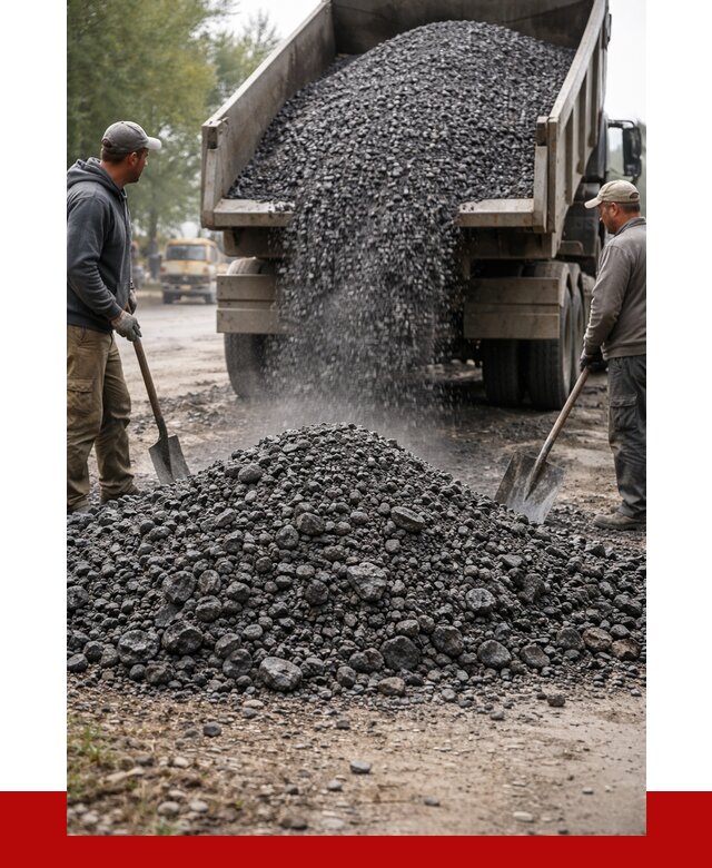 Дробленый асфальт в Мысках от 2840 р. с доставкой | ПРОНЕРУДМси