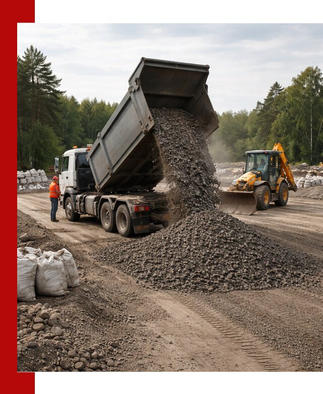 Доставка дробленого асфальта в Мысках для дорожных работ
