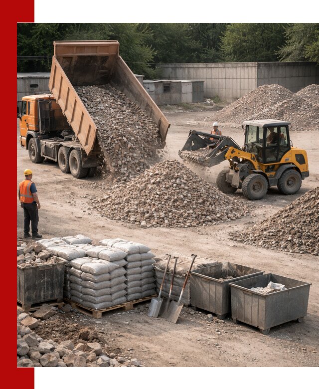 Вторичные материалы для отсыпки в Мысках — поставка и доставка