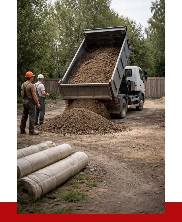 Доставка сыпучих материалов самосвалом в Мыски от 4260 р. | ПРОНЕРУДМси