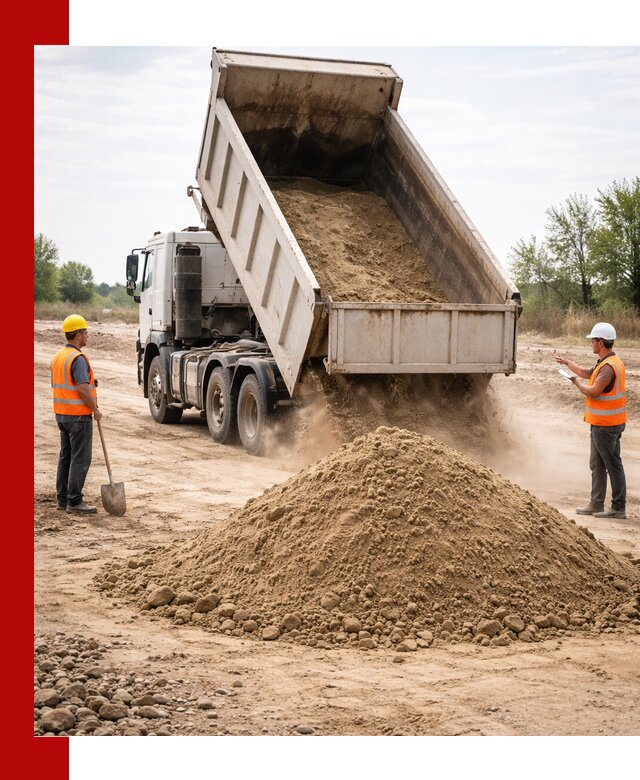 Доставка самосвалом 15 кубов в Мысках за город и по городу