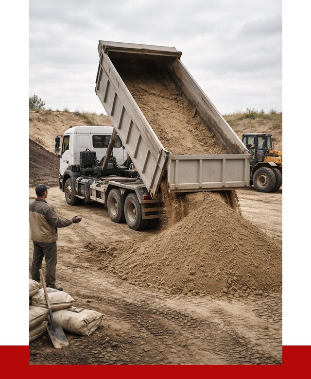 Доставка самосвалом 20 кубов в Мысках от 7607 р. | ПРОНЕРУДМси