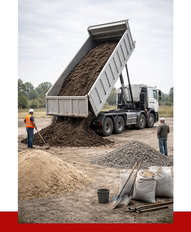 Доставка самосвалом 30 кубов в Мысках от 8622 р. | ПРОНЕРУДМси