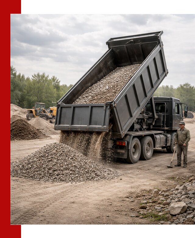 Доставка самосвалом 30 м3 по выгодным ценам в Мысках