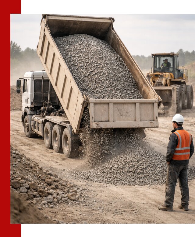 Доставка самосвалом 40 кубов цемента и сыпучих в Мысках