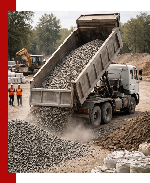 Аренда самосвала в Мысках для доставки сыпучих и нерудных материалов