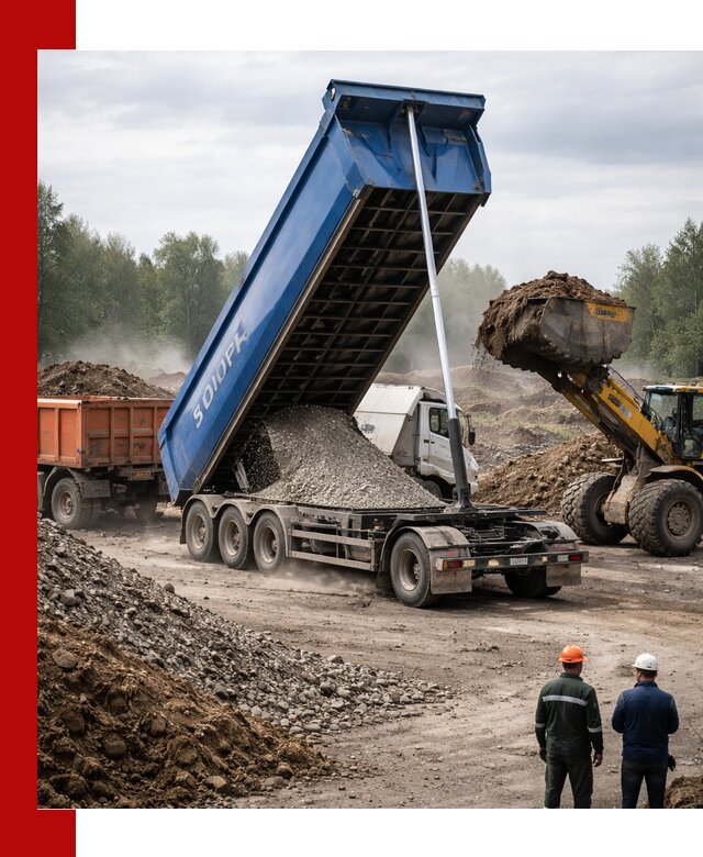 Аренда тонар 40 тонн в Мысках с доставкой материалов