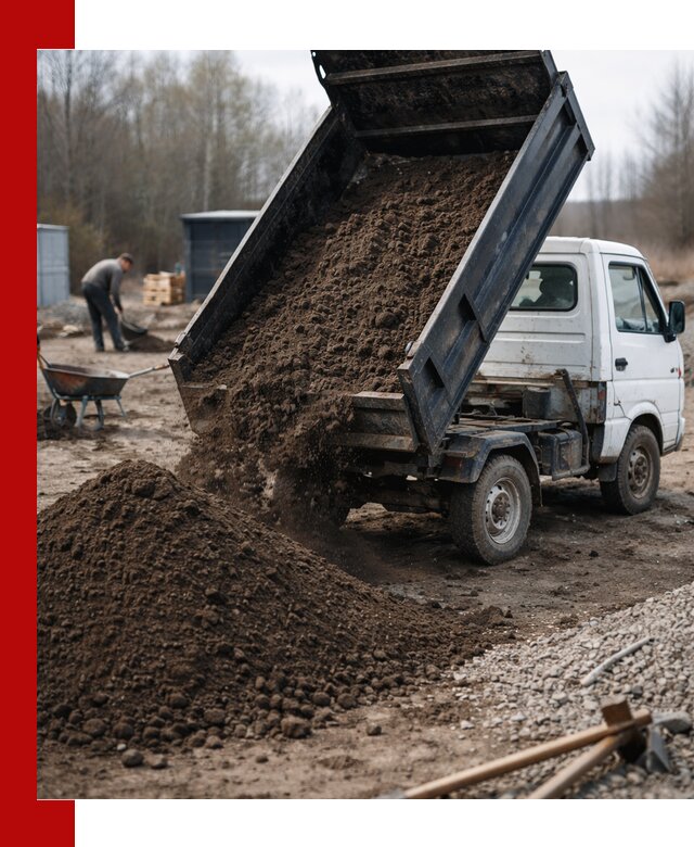 Аренда минисамосвала в Мысках для доставки сыпучих материалов