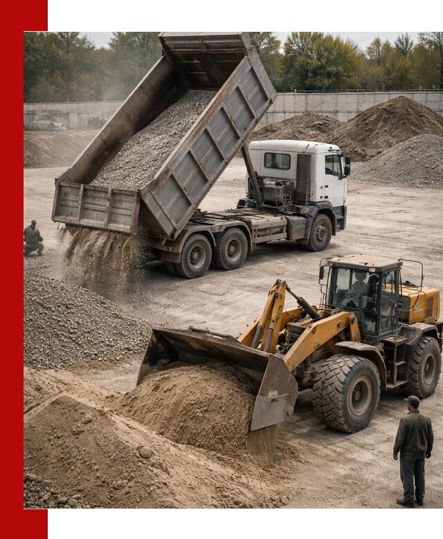 Перевозка сыпучих грузов самосвалами и бортовыми в Мысках