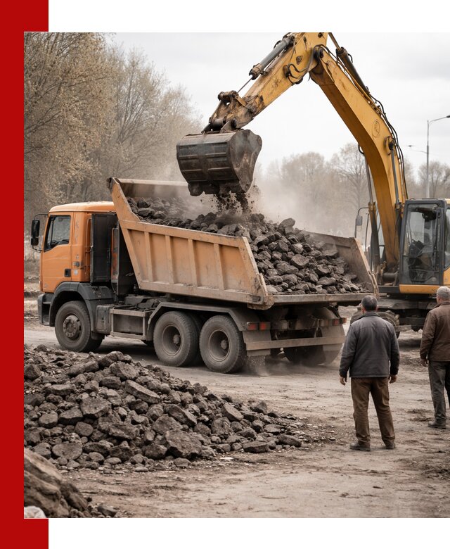 Вывоз асфальта и асфальтового покрытия в Мысках
