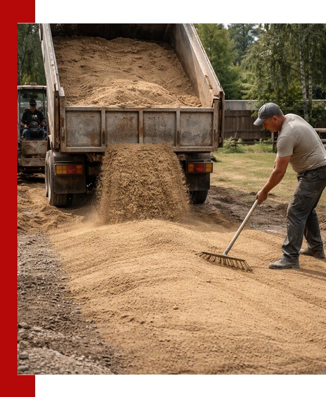Отсыпка участка песком в Мысках быстро и качественно