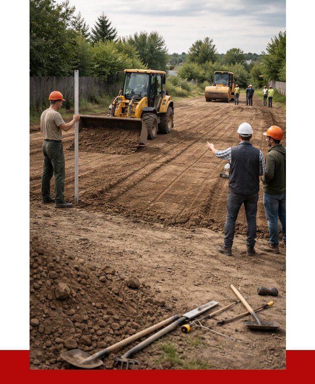 Планировка участка грунтом в Мысках от 4564 р ПРОНЕРУДМси