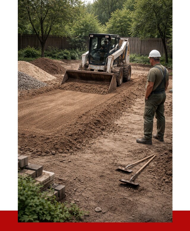 Выравнивание участка под ключ в Мысках от 3550 р. | ПРОНЕРУДМси