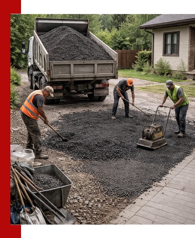 Асфальтовая крошка для двора с доставкой в Мысках
